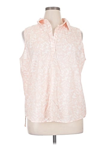 Style&Co Sleeveless Button-Down Shirt (view 1)