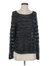 Eileen Fisher 100% Organic Cotton Metallic Black Pullover Sweater Size S - photo 1