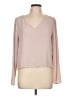 Babaton 100% Polyester Tan Long Sleeve Blouse Size L - photo 1