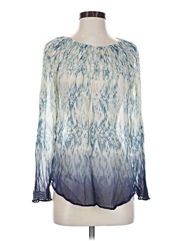 Sundance Long Sleeve Silk Top (view 1)
