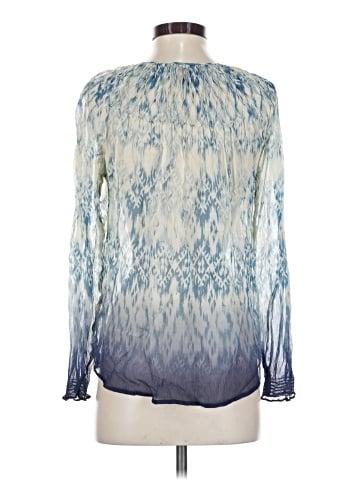 Sundance Long Sleeve Silk Top (view 2)