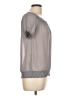 Express 100% Polyester Gray Short Sleeve Blouse Size L - photo 4