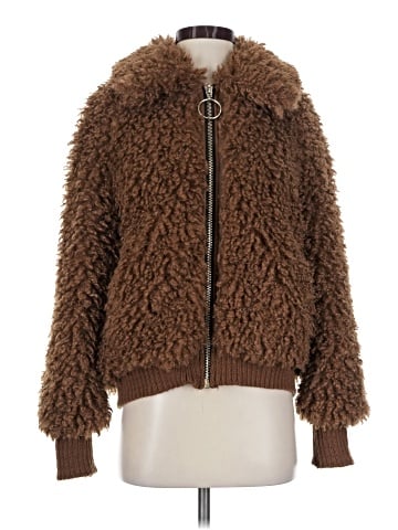 Zara TRF Faux Fur Jacket (view 1)