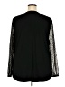 Kasper Black Long Sleeve Blouse Size 2X - photo 2