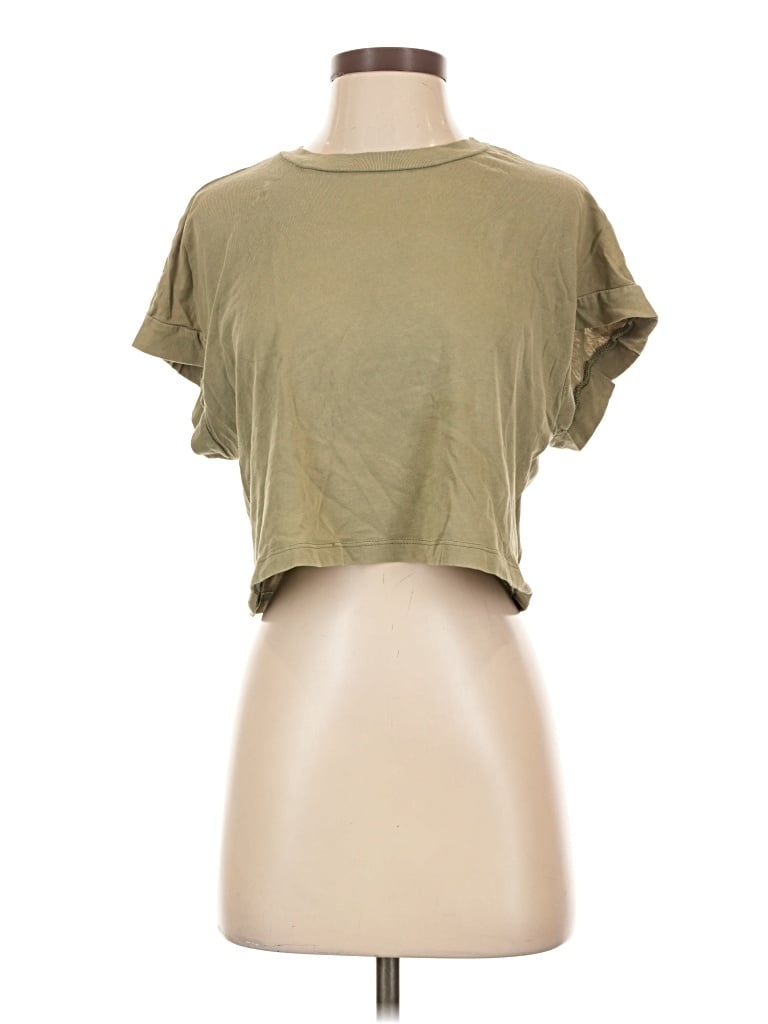 Pre-owned Garage Short Sleeve T-shirt In Tan