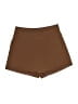 Vanilla Star Solid Brown Skort Size XS - photo 1