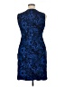 Lands' End Paisley Blue Cocktail Dress Size 16 - photo 2