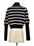 Derek Lam 10 Crosby 100% Wool Stripes Black Wool Pullover Sweater Size S - photo 2