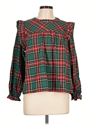She + Sky Long Sleeve Blouse (view 1)