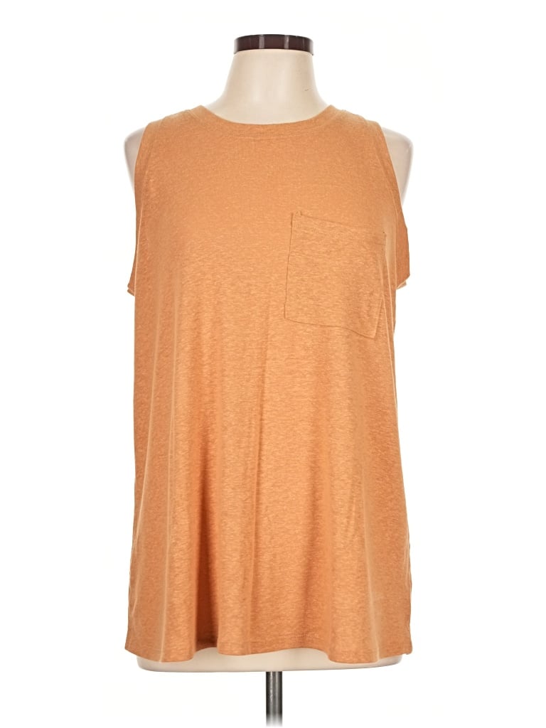 Torrid Sleeveless T-shirt In Orange