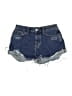 Forever 21 Blue Denim Shorts Size 10 - photo 1