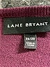 Lane Bryant Burgundy Pullover Sweater Size 26 - 28 Plus - photo 7