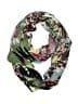 Unbranded Floral Green Scarf One size - photo 1