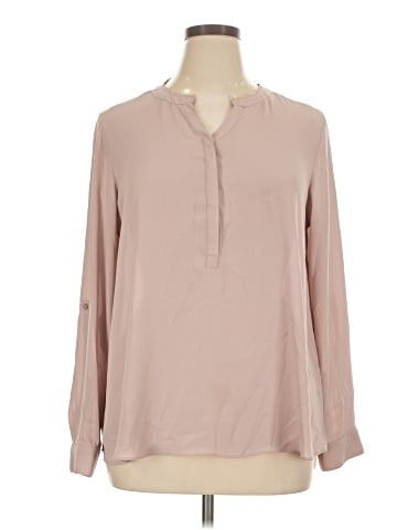 Simply Vera Vera Wang Long Sleeve Blouse (view 1)