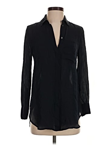 J.Crew Long Sleeve Silk Top (view 1)