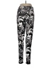 Soft Surroundings Print Black Active Pants Size L (tall) - photo 2