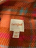 Cat & Jack 100% Polyester Plaid Orange Jacket Size 10 - 12 - photo 3