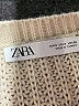 Zara Stripes Tan Pullover Sweater Size S - photo 7