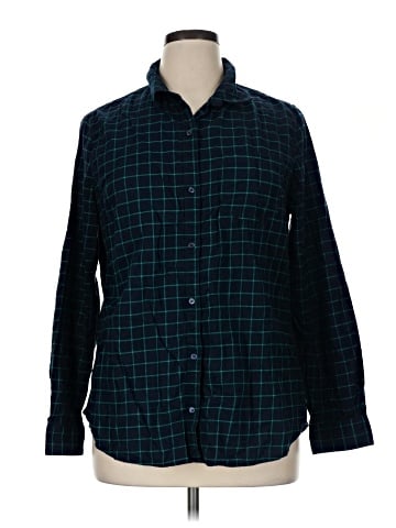 Banana Republic Factory Store Long Sleeve Button-Down Shirt (view 1)
