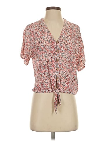 Cynthia Rowley Short Sleeve Blouse (view 1)