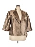 Dana Kay 100% Polyester Metallic Gold Jacket Size 20 - photo 1