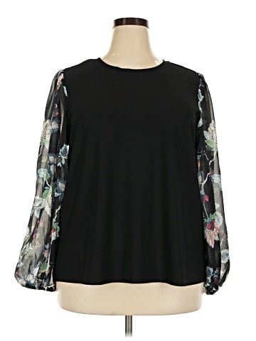 T Tahari Long Sleeve Blouse (view 1)