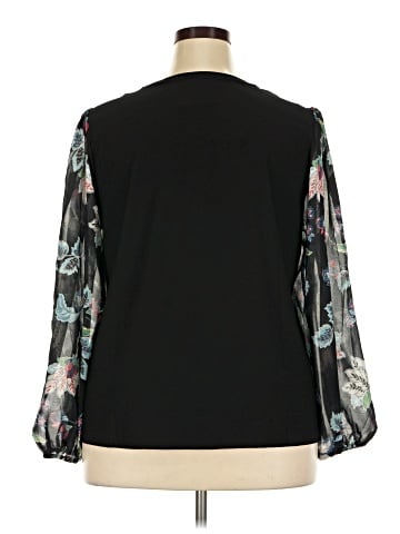 T Tahari Long Sleeve Blouse (view 2)