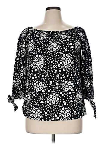 MICHAEL Michael Kors 3/4 Sleeve Blouse (view 1)