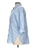 Copper Key Stripes Blue 3/4 Sleeve Button-Down Shirt Size L - photo 5