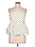Gap 100% Cotton Ivory Sleeveless Blouse Size L (tall) - photo 1