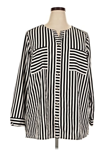 Dennis by Dennis Basso 3/4 Sleeve Blouse (view 1)