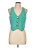 Amanda Uprichard Teal Sleeveless Blouse Size L - photo 1