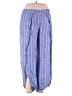 Abbeline 100% Rayon Stripes Blue Casual Pants Size M - photo 1