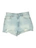Zara Blue Denim Shorts Size 6 - photo 1