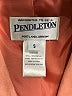 Pendleton 100% Leather Orange Leather Jacket Size S - photo 6
