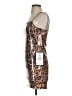 City Studio Animal Print Brown Cocktail Dress Size S - photo 5