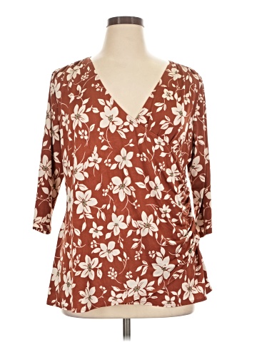 Kiyonna 3/4 Sleeve Blouse (view 1)
