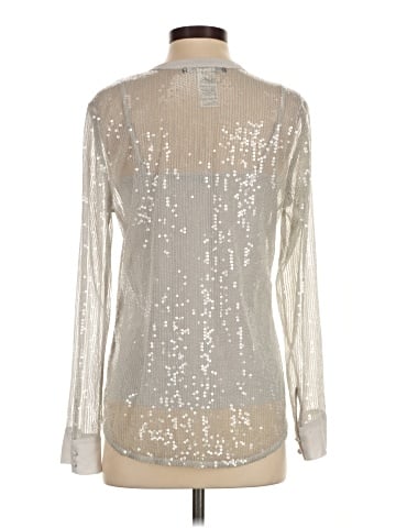 White House Black Market Long Sleeve Blouse (view 2)