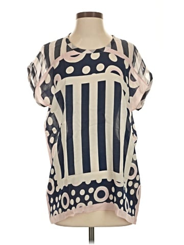 Diane von Furstenberg Short Sleeve Blouse (view 1)