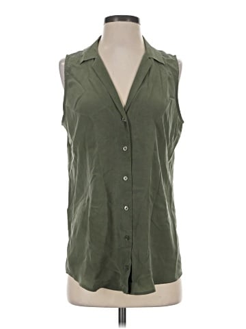 Equipment Sleeveless Button-Down Shirt (view 1)