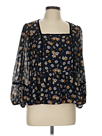 Madewell 3/4 Sleeve Blouse (view 1)