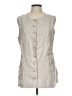 Quince 100% Linen Gray Sleeveless Button-Down Shirt Size L - photo 1