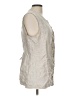 Quince 100% Linen Gray Sleeveless Button-Down Shirt Size L - photo 4