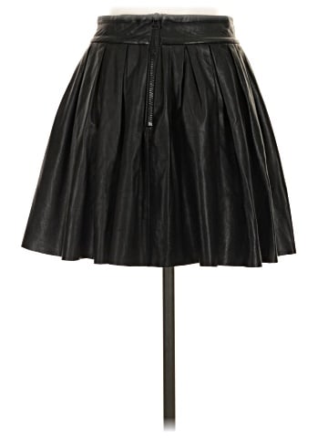 Alice + Olivia Leather Skirt (view 2)