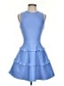 Elliatt Solid Blue Cocktail Dress Size S - photo 1