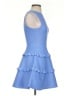 Elliatt Solid Blue Cocktail Dress Size S - photo 4