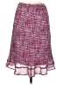 Lapis 100% Polyester Tweed Purple Casual Skirt Size M - photo 2