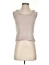 Line & Dot Tan Sleeveless Top Size S - photo 1