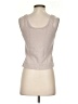Line & Dot Tan Sleeveless Top Size S - photo 2