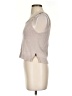 Line & Dot Tan Sleeveless Top Size S - photo 5